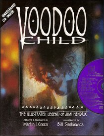 Voodoo Child: The Illustrated Legend of Jimi Hendrix - more original art from the same book