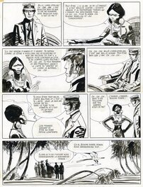Comic Strip - 1970 - Corto Maltese planche 4 de Samba avec Tir Fixe.