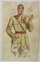 Edgar Pierre Jacobs - Soldiers uniform design - Original Illustration