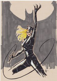 Josselin Billard - Catwoman par Billard - Illustration originale