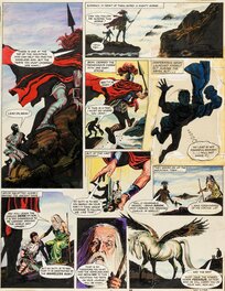John M. Burns - John M. Burns Wrath Of The Gods Vol 1 Planche 34 (Boys' World, 1963) - Comic Strip