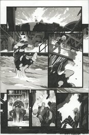 Matteo Scalera - Scalera, White Knight presents Harley Quinn, issue 4, planche n°9, 2021. - Planche originale