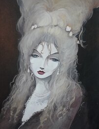 Pascal Croci - Marie-Antoinette - Illustration originale