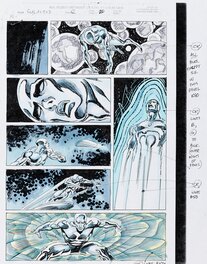 Christie Scheele - Silver Sufer - Galactus the Devourer - Color Guide - Original art
