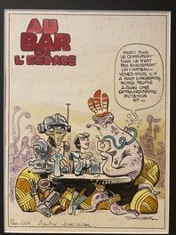 Jean-Claude Mézières - Au bar de l’espace - Original Illustration