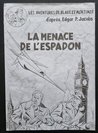 Slavisa Cirovic - Menace de l'espadon - Blake et Mortimer - projet de couverture - Original Cover