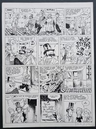 Frank Le Gall - Spirou - Les marais du temps - planche - Comic Strip