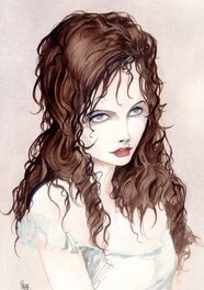 Pascal Croci - Marie Antoinette - Illustration originale
