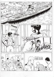 Roberto Zaghi - Planche originale - Tramp - Tome 12 - planche 6 - Galerie Nicolas Sanchez - Comic Strip