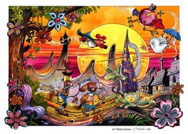 Original Illustration - Encyclopédie des dessins animés aspirés à la menthe ;-) / Encyklopedia kreskówek wyssanych z miętówek