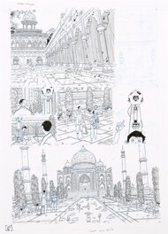 Mathieu Bablet - Page #56, 57 & 58, from Carbone et Silicium - Comic Strip