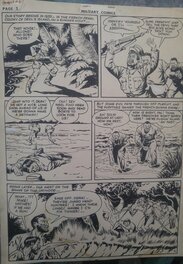 John Cassone - Military Comics. #23 Devils Island Kingkono - Planche originale