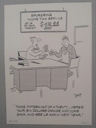 Al Johns - Tax Time - Comic Strip