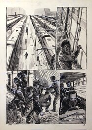 Ivan Brun - Les Sentinelles page 1 - Contre Carré n°1 - Planche originale