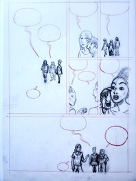 Serge Annequin - URBEX : PEP & DJOU, FOUINEUSES DE MEMOIRE T2 LA NUIT DE LA TRINITE - Original art