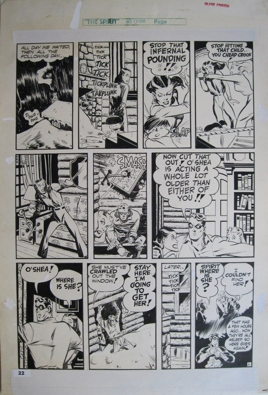 Will Eisner, The Spirit - Snowbound page 6 - Comic Strip