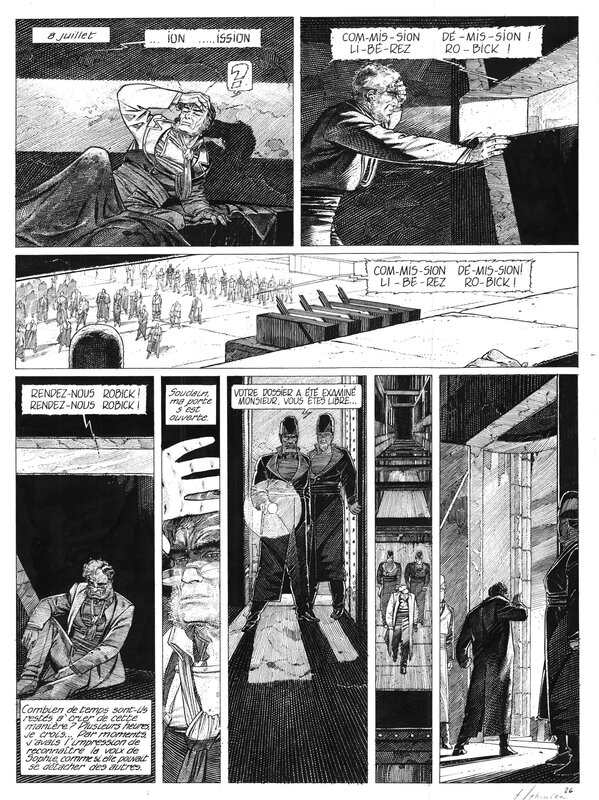 François Schuiten, Benoît Peeters, La Fièvre d'Urbicande - Comic Strip