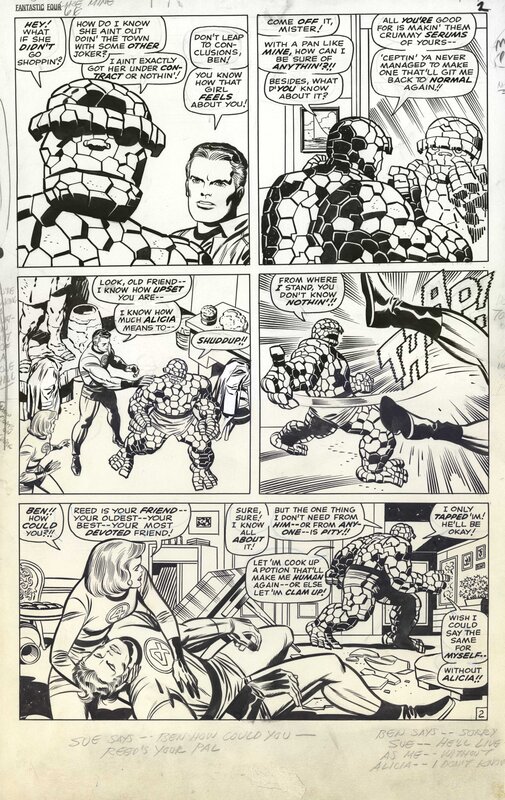 Jack Kirby, Joe Sinnott, Stan Lee, Fantastic Four #66- PL 2 - Planche originale