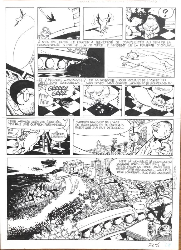 Frank Le Gall, Théodore Poussin #2: Le Mangeur d'Archipels - Comic Strip