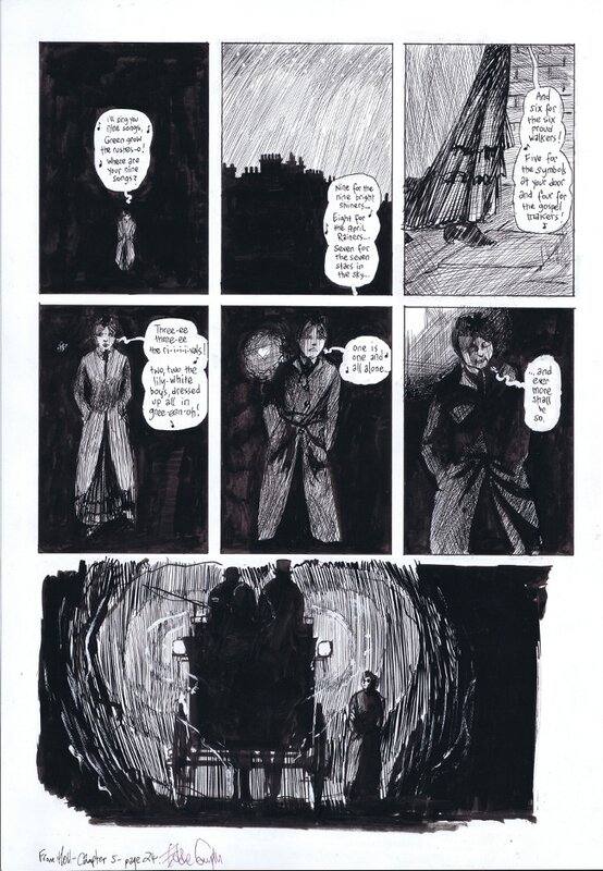 From Hell by Eddie Campbell - Original Illustration