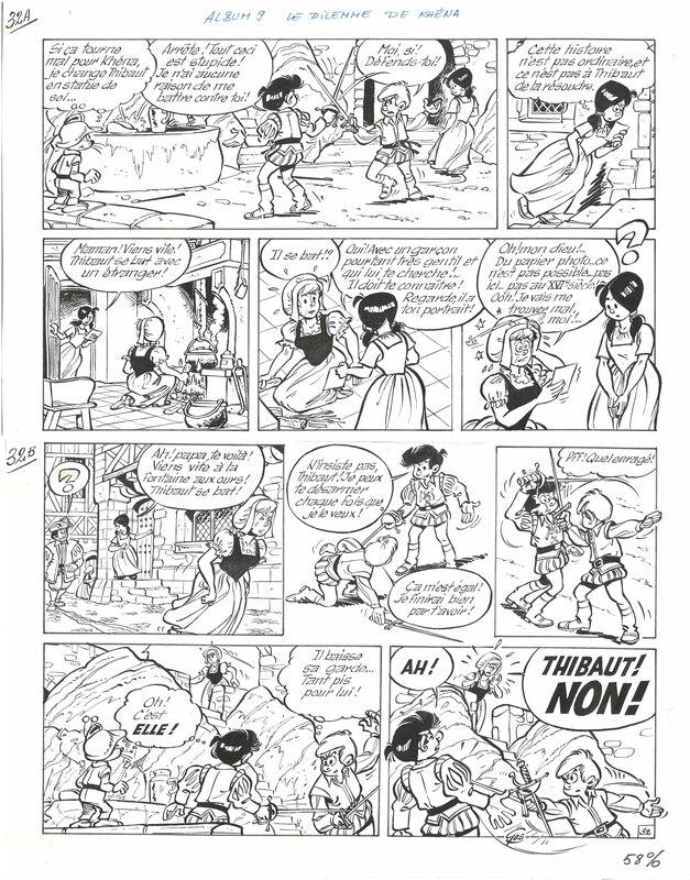 Gos, Le scrameustache - le dilemme de Khéna - planche 32 - Comic Strip