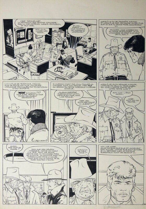 For sale - William Vance, Jean Van Hamme, XIII Tome 6 : Le dossier Jason Fly - planche 36 - Comic Strip