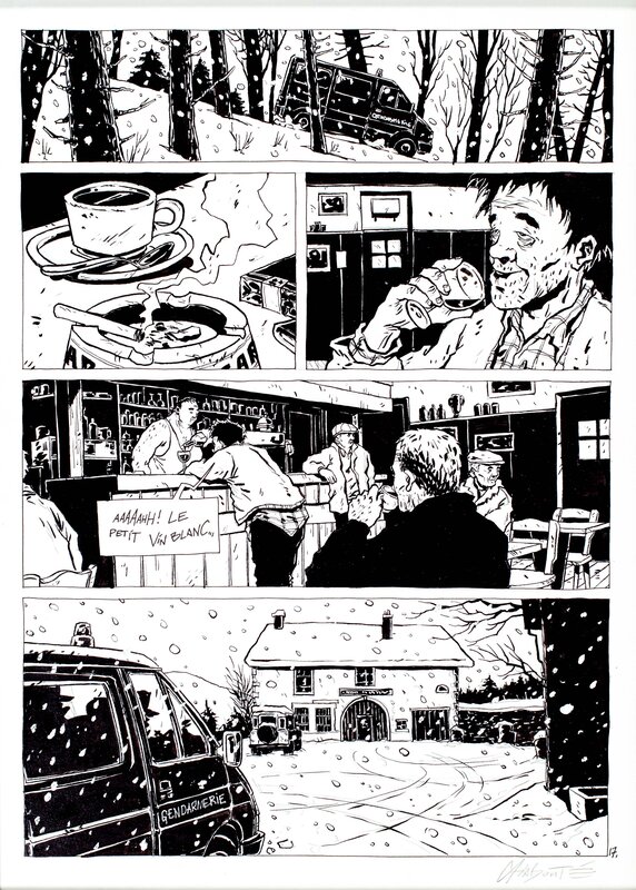 Christophe Chabouté, La Bête - planche 17 - Comic Strip