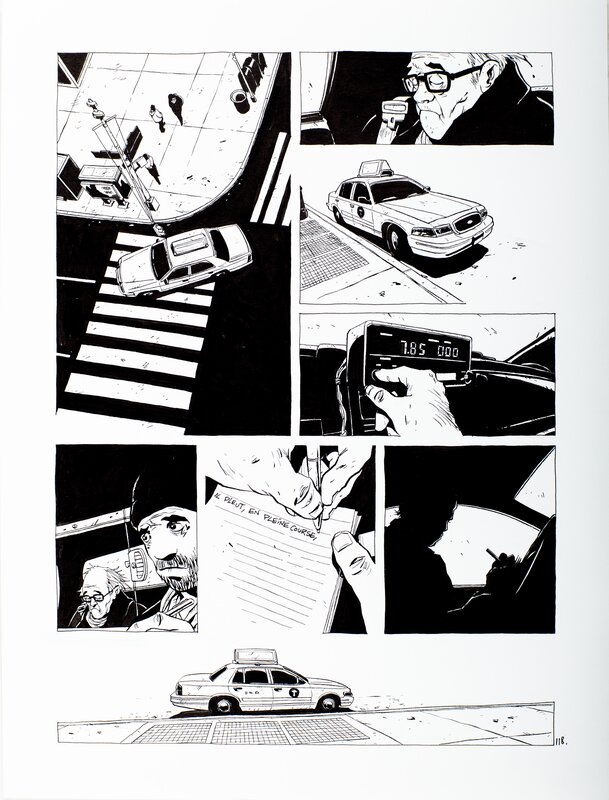 Christophe Chabouté, Yellow Cab - planche 118 - Comic Strip