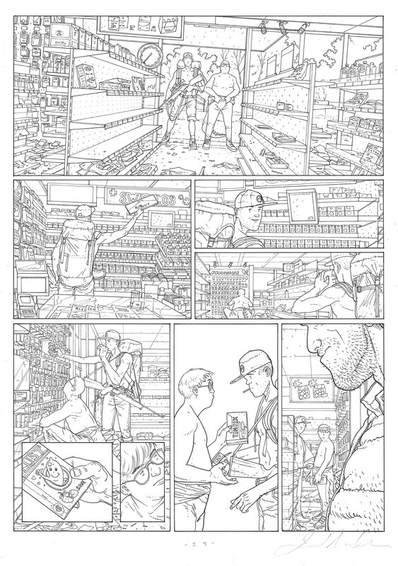 For sale - Jared Muralt, La Chute - Tome 3 page 29 - Comic Strip
