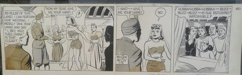 Wilson McCoy, The Phantom - The proposal - Comic Strip