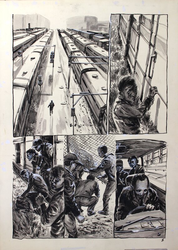 Ivan Brun, Les Sentinelles page 1 - Contre Carré n°1 - Comic Strip